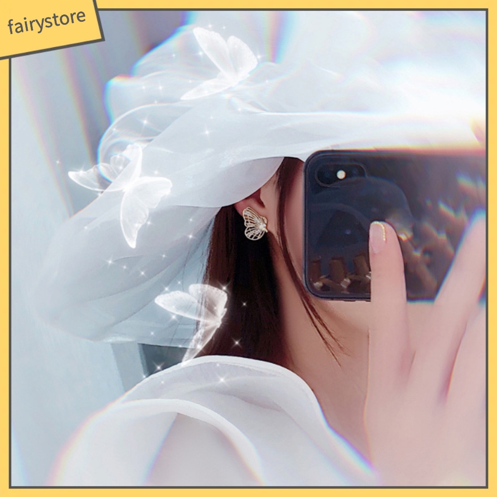 Bông Tai Hình Bướm Đơn Giản Thời Trang Dành Cho Nữ