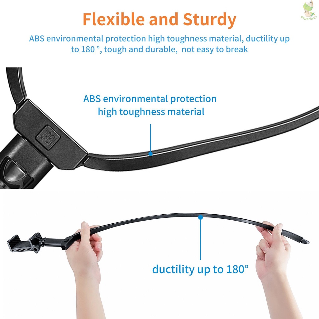 TELESIN GP-HNB-U1 Sports Camera Smartphone Selfie Neck Holder Mount with Phone Clamp Replacement for   11/10/9/8 iPhone    Came-6.5