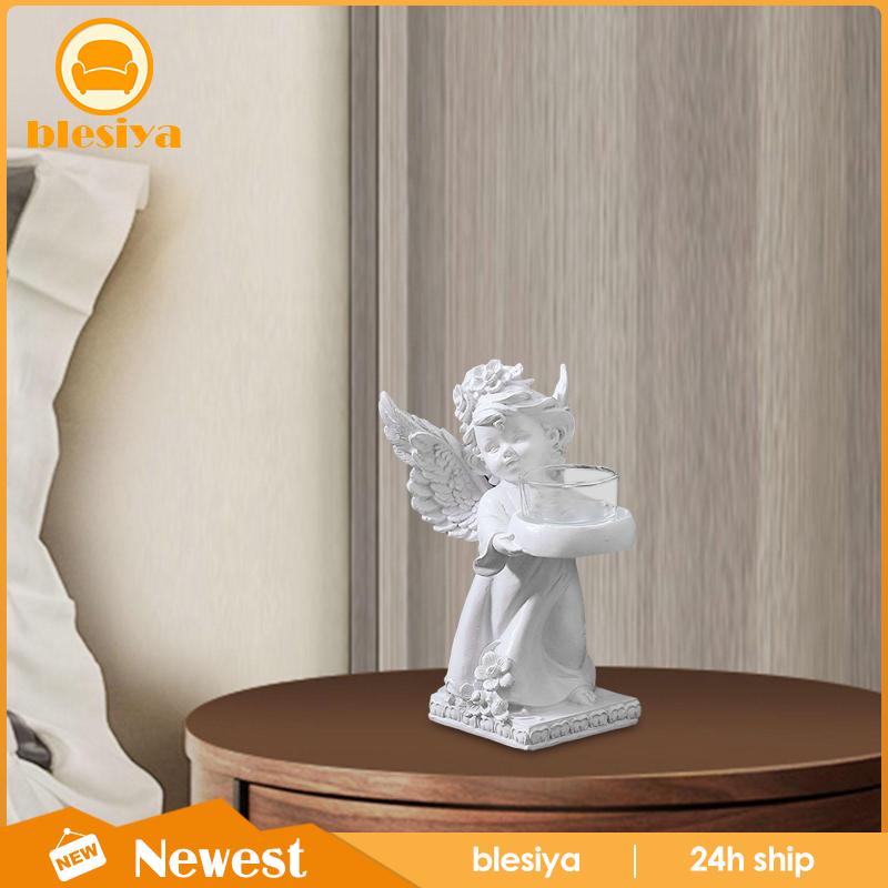 [Blesiya] Giá Đỡ Nến Hình Thiên Thần Cho Tiệc Cưới / Nhà Cửa