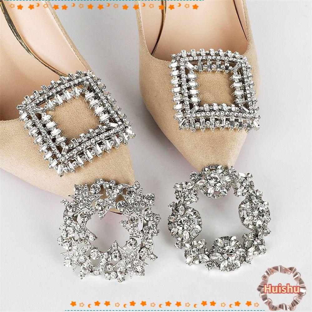 1 Cặp Kẹp Giày Cho Cô Dâu|Kẹp Tóc Trang Trí Lấp Lánh