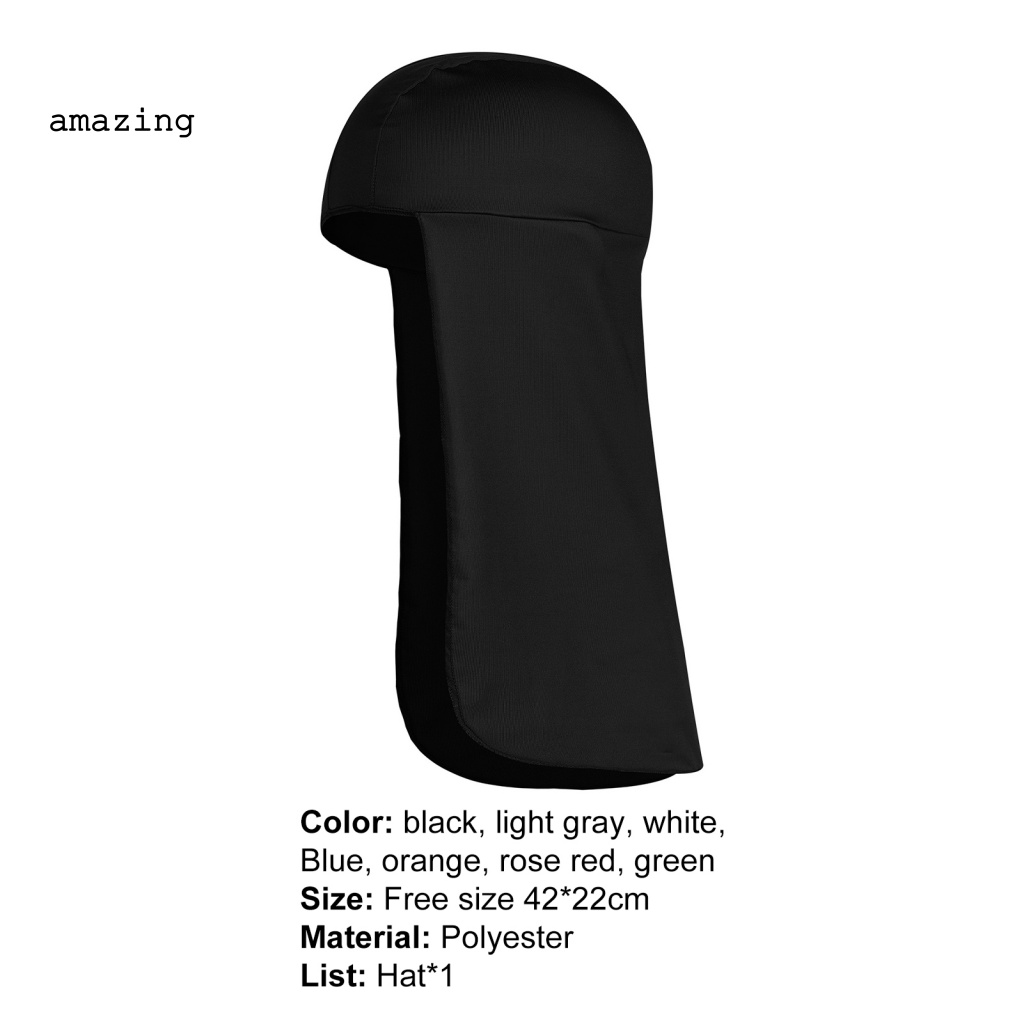 Mũ Đuôi Dài Bằng Polyester Co Giãn Cao Thấm Hút Mồ Hôi Thân Thiện Với Da Dành Cho Nam