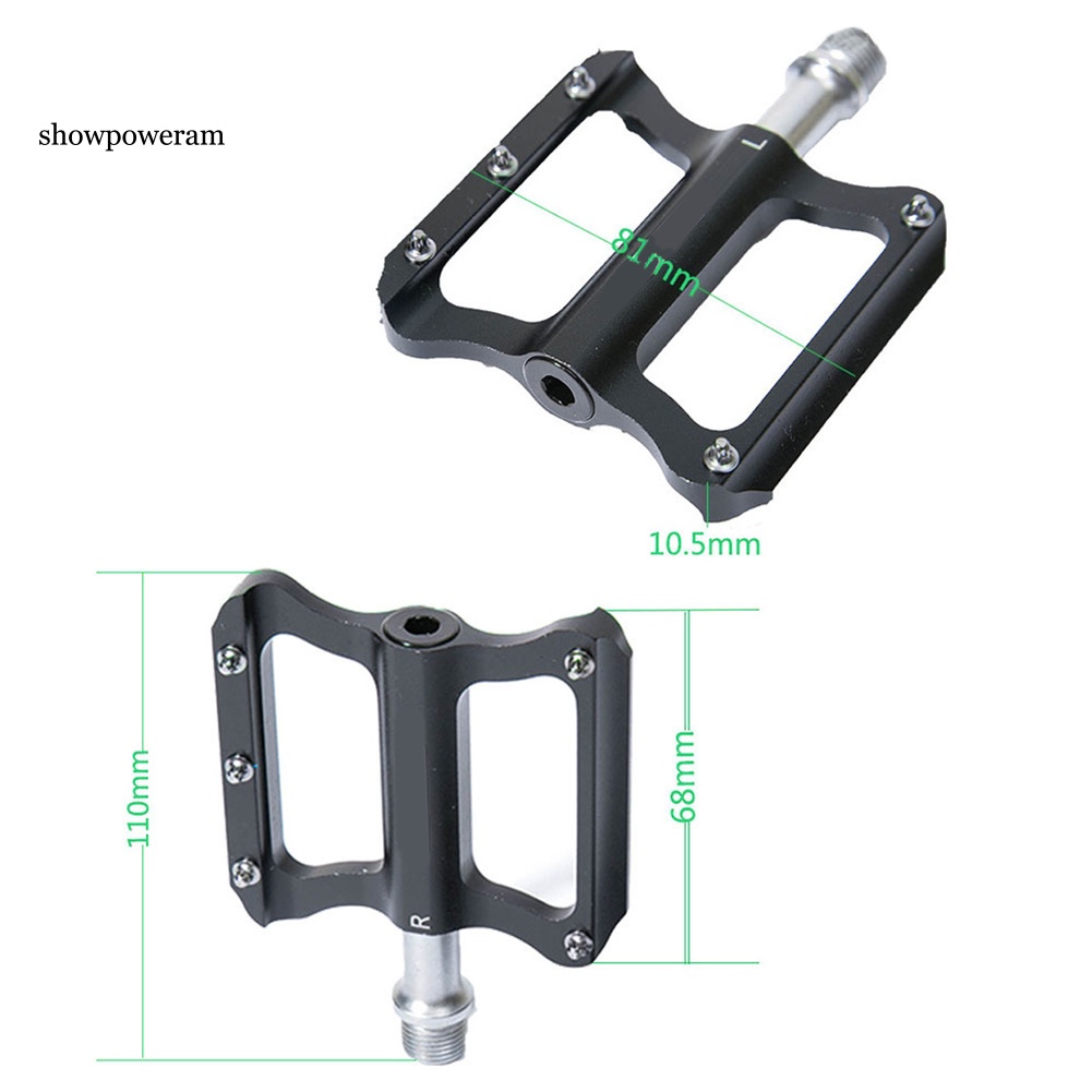 1 Cặp Bàn Đạp Xe Đạp Phẳng Siêu Nhẹ Chống Trượt