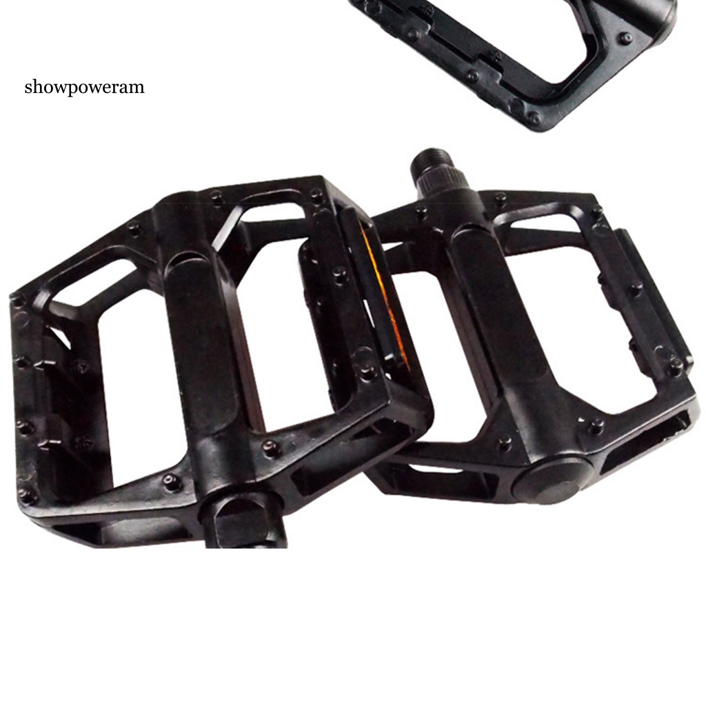 Set 2 Cặp Bàn Đạp Xe Đạp Leo Núi Bằng Hợp Kim Nhôm Rộng Rãi Chống Trượt