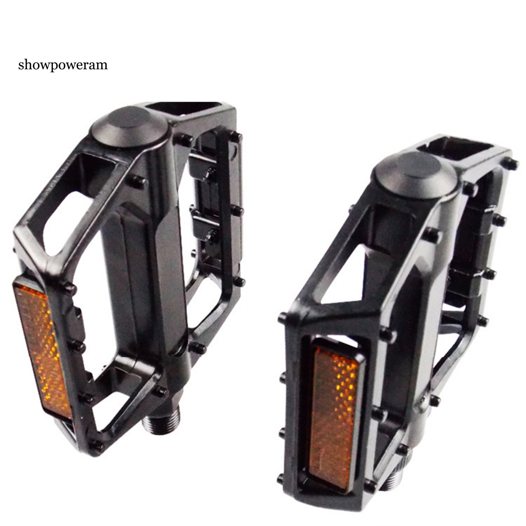 Set 2 Cặp Bàn Đạp Xe Đạp Leo Núi Bằng Hợp Kim Nhôm Rộng Rãi Chống Trượt