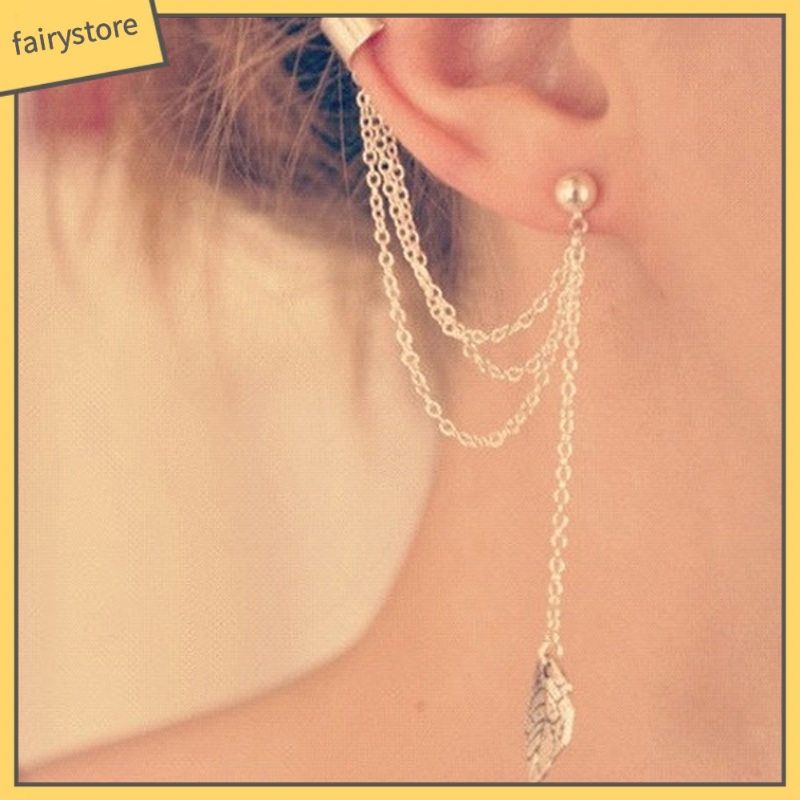 1 Khuyên Vành Tai Tua Rua Thời Trang Cá Tính