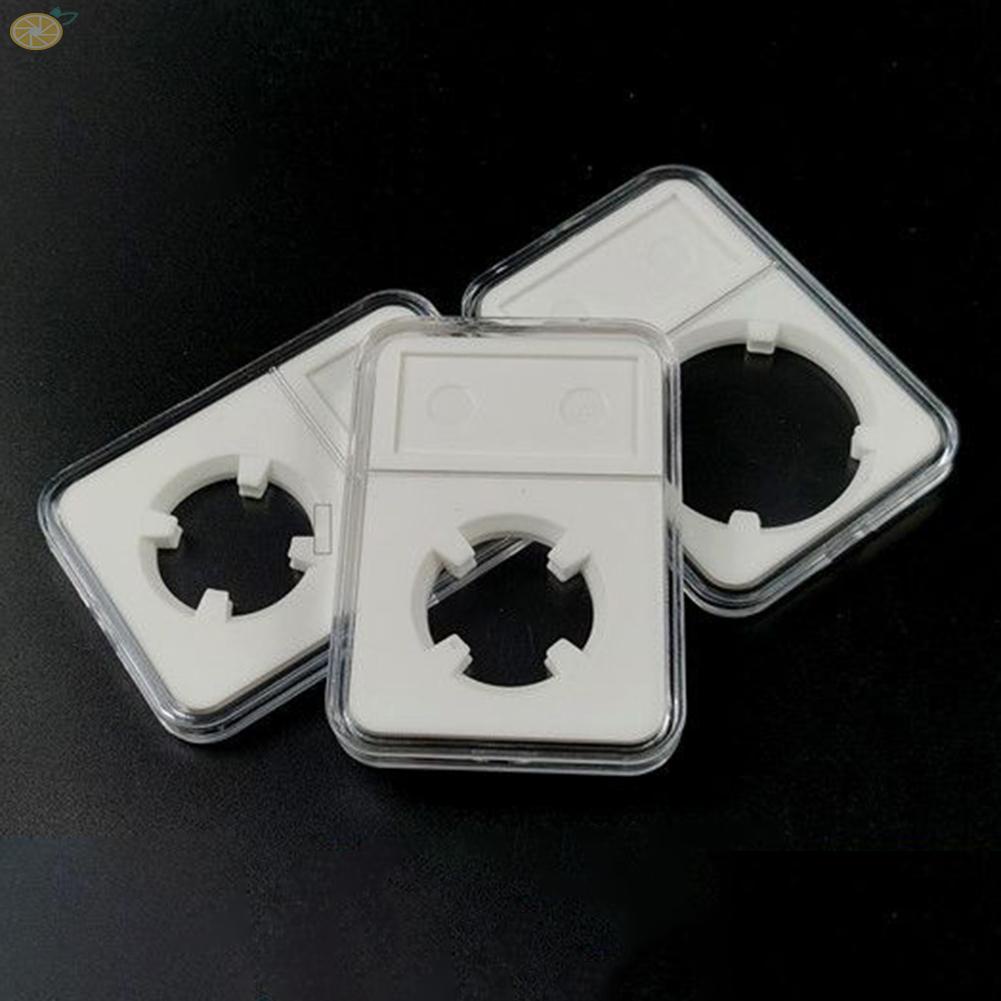 【VARSTR】10 PCS Coin Capsules and White Storage Box Secure Storage Solution for Collectors