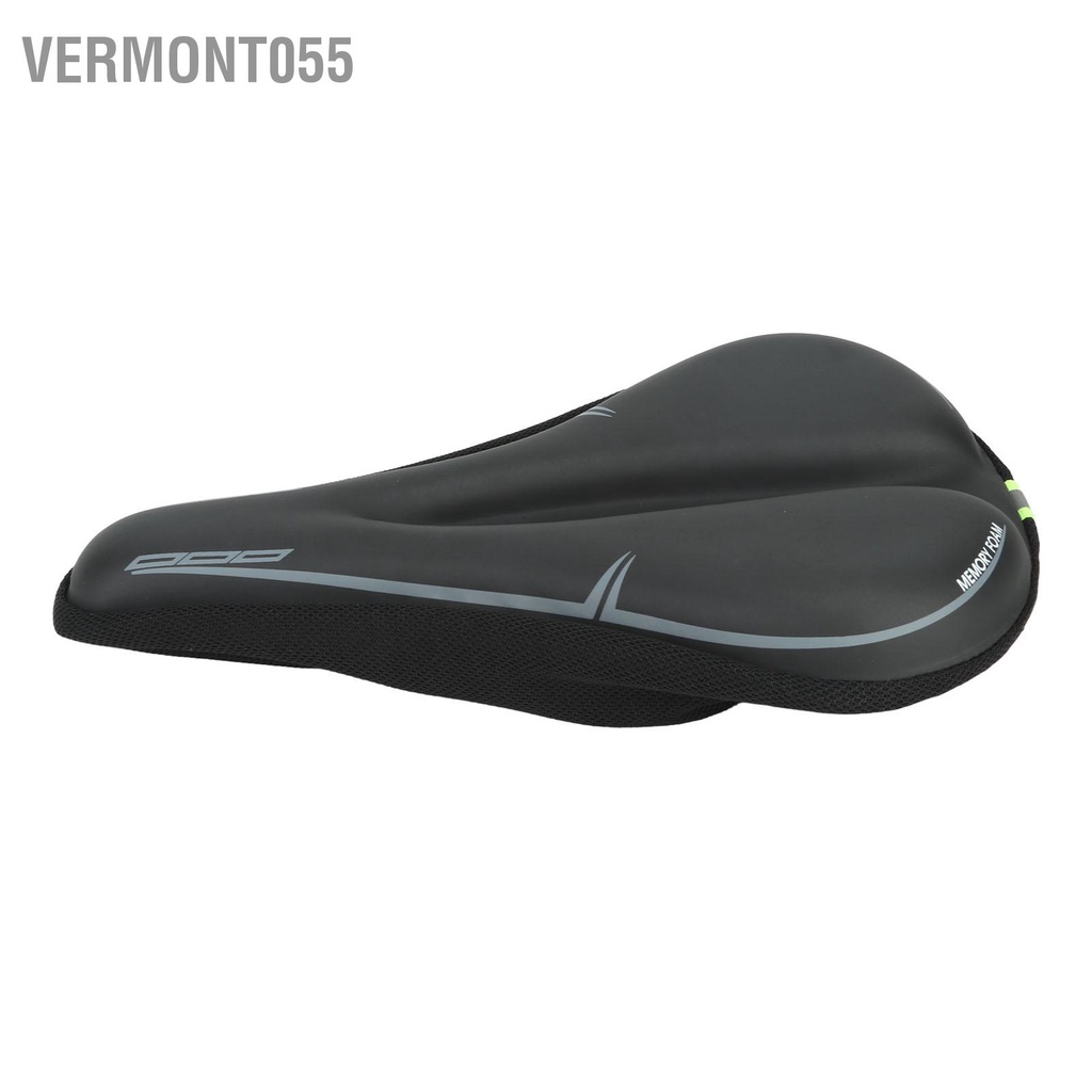 Vermont055 Xe Đạp Ghế Mút Xám Đen Mềm Yên Miếng Lót Cho Nam Nữ