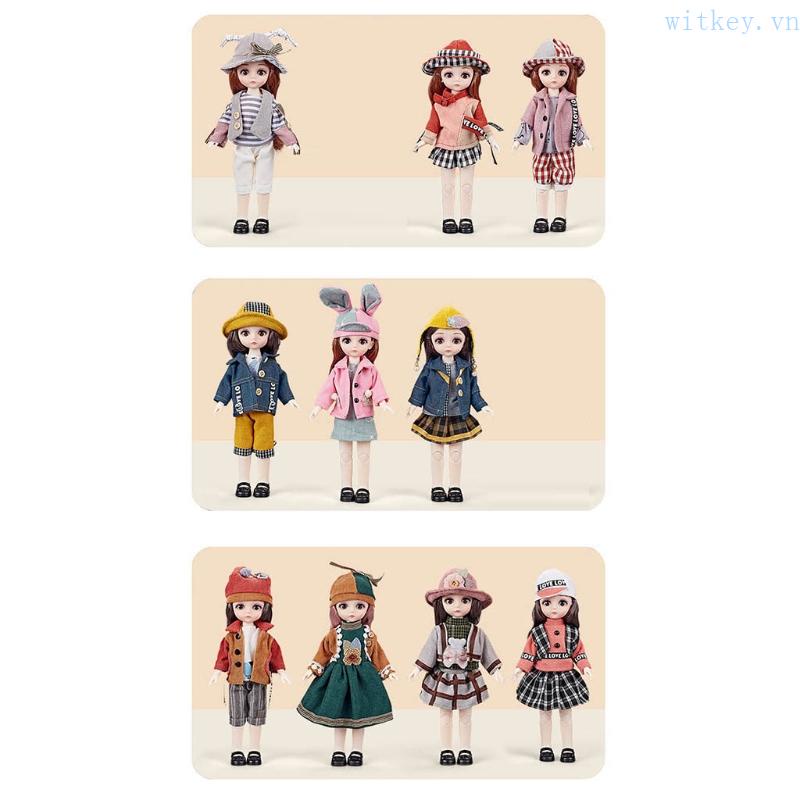 Đồ Chơi Trang Điểm Thời Trang 30cm Màu Nâu / Xanh Dương Dễ Thương Dành Cho Bé Gái