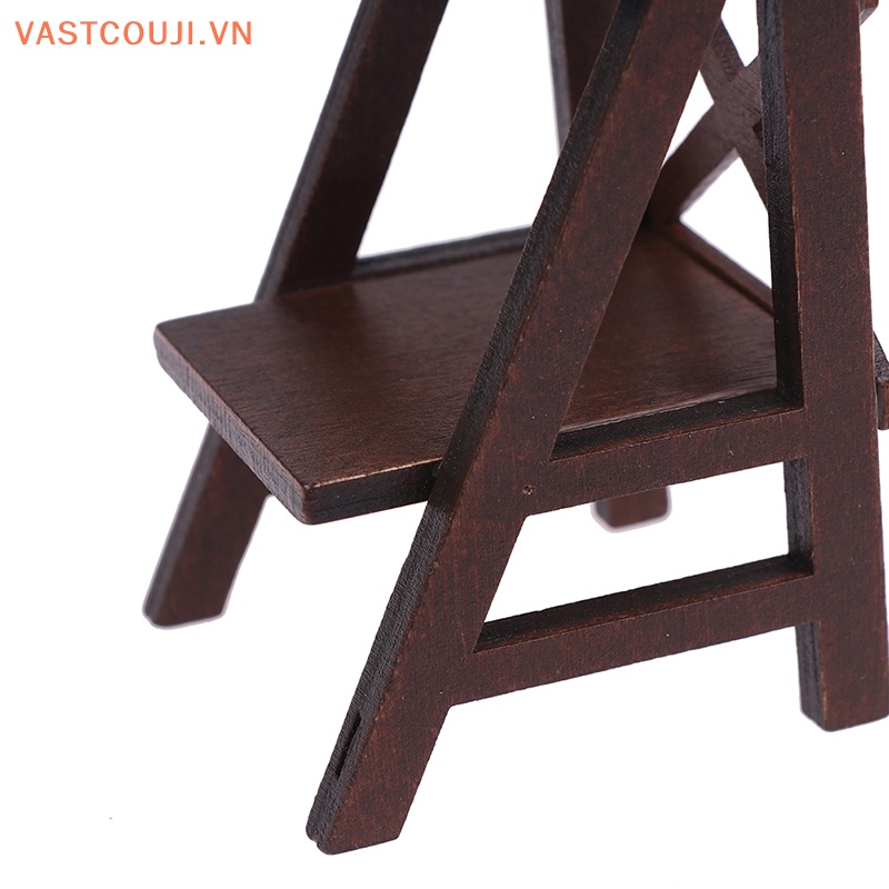 1 Mô Hình Kệ Gỗ Tỉ Lệ 1 / 12 Trang Trí Nhà Búp Bê