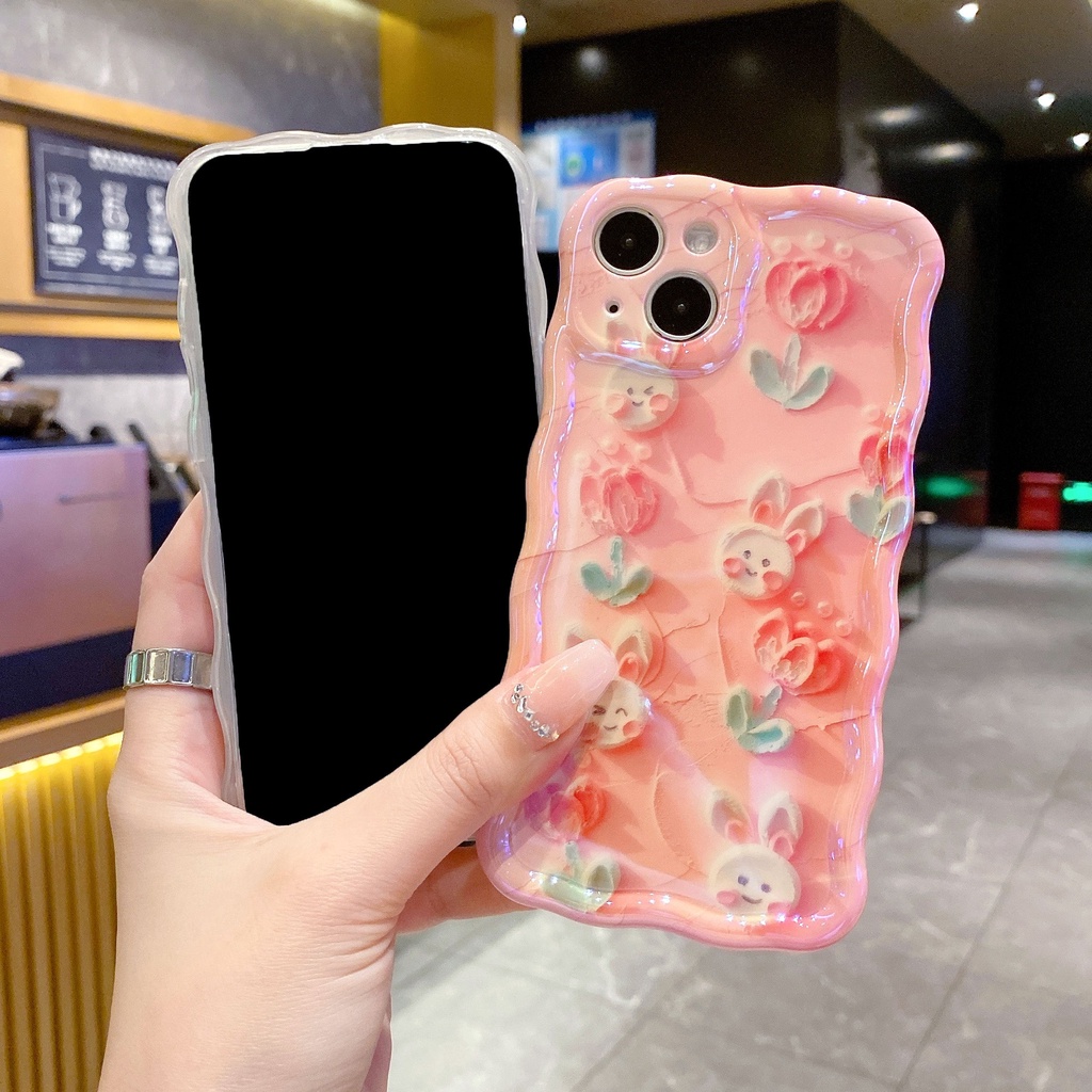 Ốp Điện Thoại TPU Chống Sốc Họa Tiết Tranh Sơn Dầu Cho IPhone 14 13 12 11 Pro Max