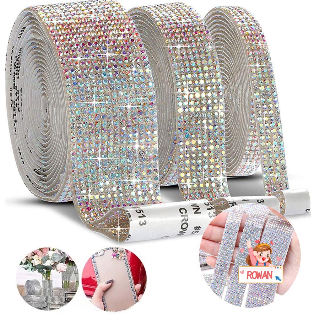 Rowans 1 Yard Tự Dính|Vòng Đeo Tay Nhiều Màu Sắc Dễ Thương Xinh Xắn|Sticker Nghệ Thuật Lấp Lánh Xinh Xắn Dùng Trong Trang Trí