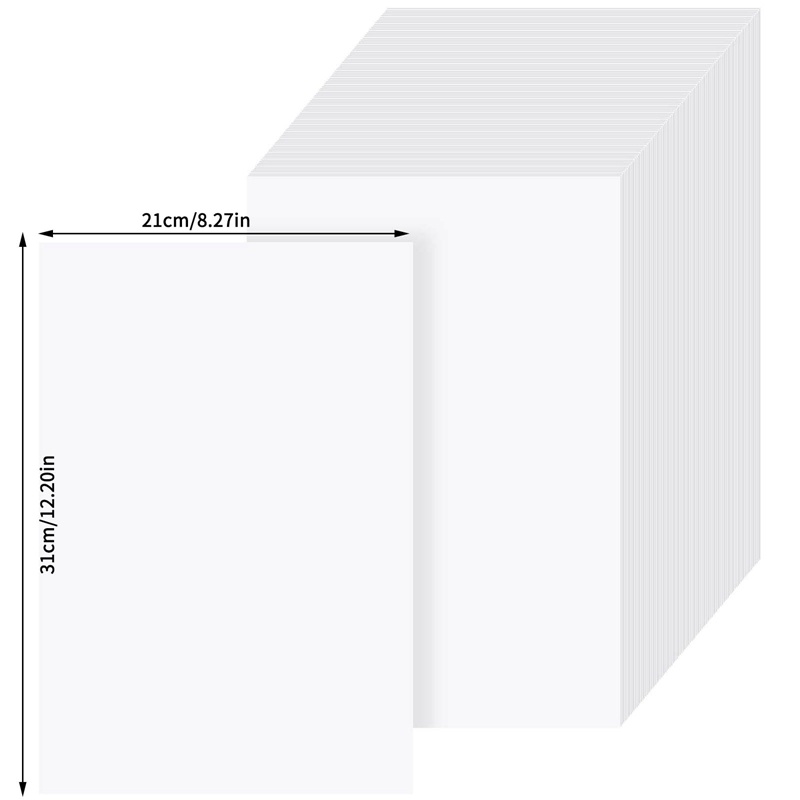 Bộ 50 Tấm Phim Dán Bảo Vệ Tranh Đính Đá A4A5A6 DIY