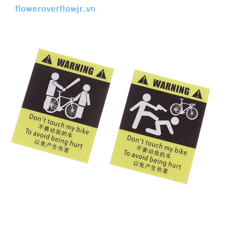 2 Sticker 3D Dán Khung Xe Đạp MTB Chống Trầy Bảo Vệ Tiện Dụng