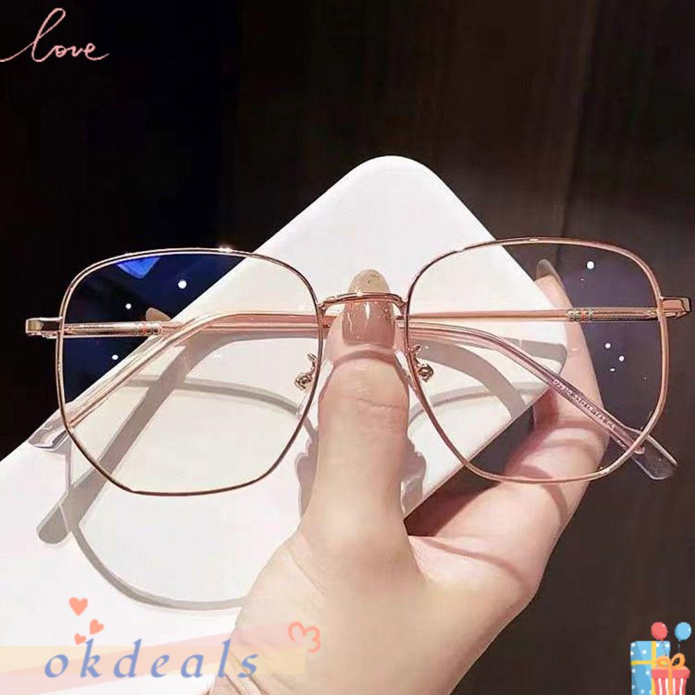 Mắt Kính Gọng Siêu Nhẹ Chống Ánh Sáng Xanh Thiết Kế Nhỏ Gọn Tiện Dụng Cho Văn