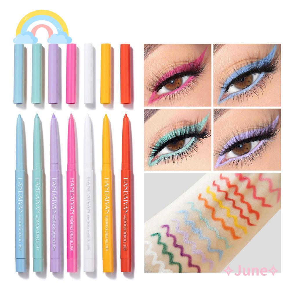 JUNE Bút Kẻ Mắt Nước Khô Nhanh Lâu Trôi Trang Điểm Chuyên Nghiệp