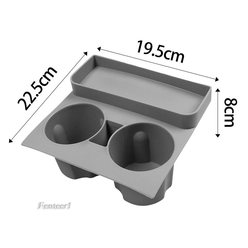 Hộp Đựng Đồ Uống 2 Trong 1 Màu Đen Cho Xe Hơi Fenteer1