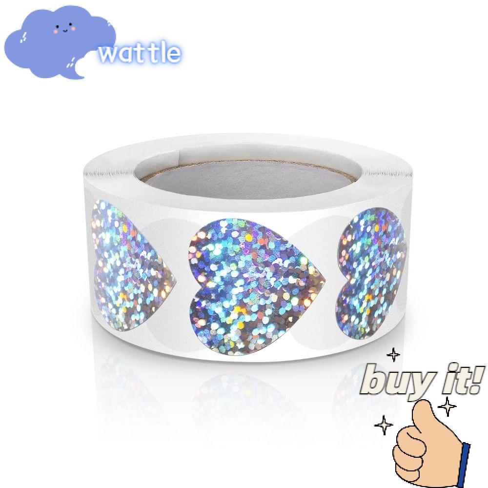 Bộ 500 Nhãn Dán Hình Trái Tim Dễ Thương|Miếng Dán Tự Dính Trang Trí Xe Hơi Tiện Dụng