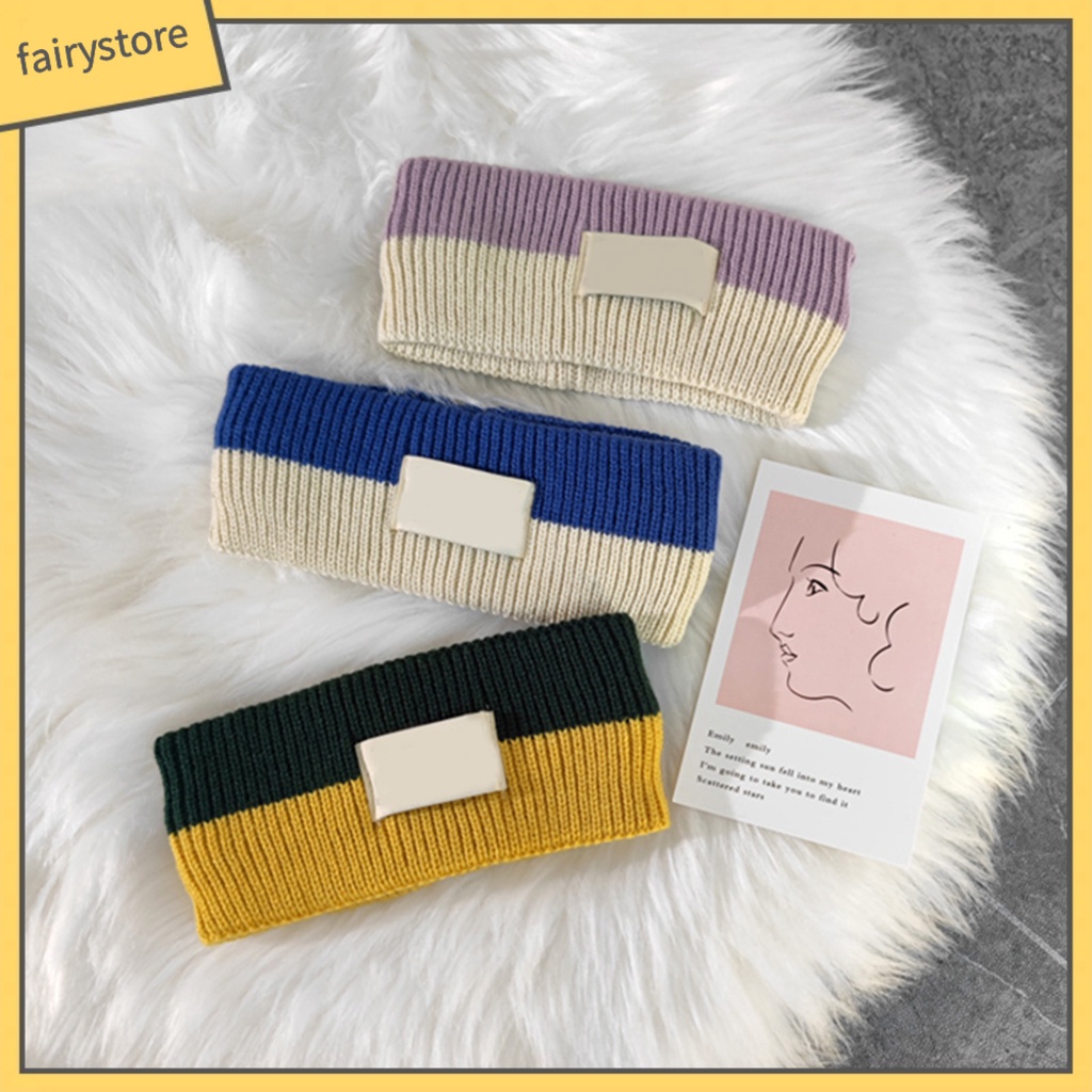 Băng Đô Dệt Kim Bản Rộng Co Giãn Chống Trượt In Chữ Thời Trang Cho Nữ