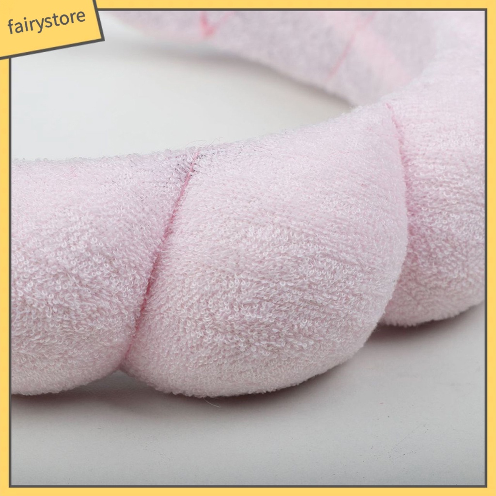 Băng Đô Mềm Mại Co Giãn Màu Trơn Chống Trượt Dùng Rửa Mặt