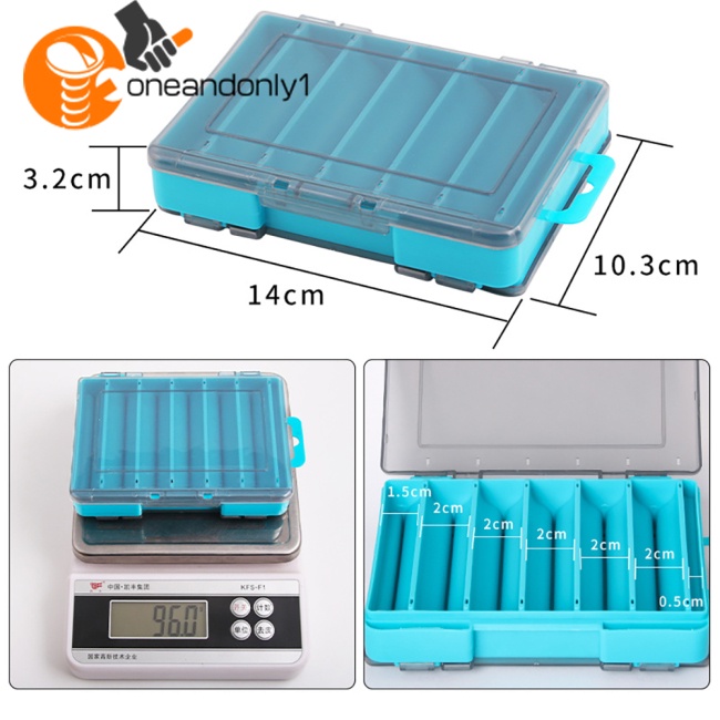 Hộp Đựng Mồi Câu Cá Giả Hai Mặt Hình Chữ U Đa Năng