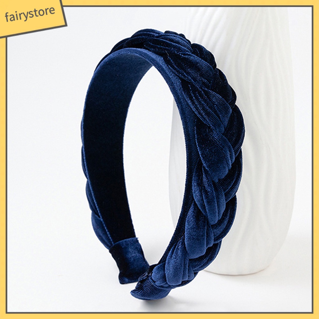 Băng Đô Cài Tóc Kết Cấu Mềm Bản Rộng Dùng Hàng Ngày