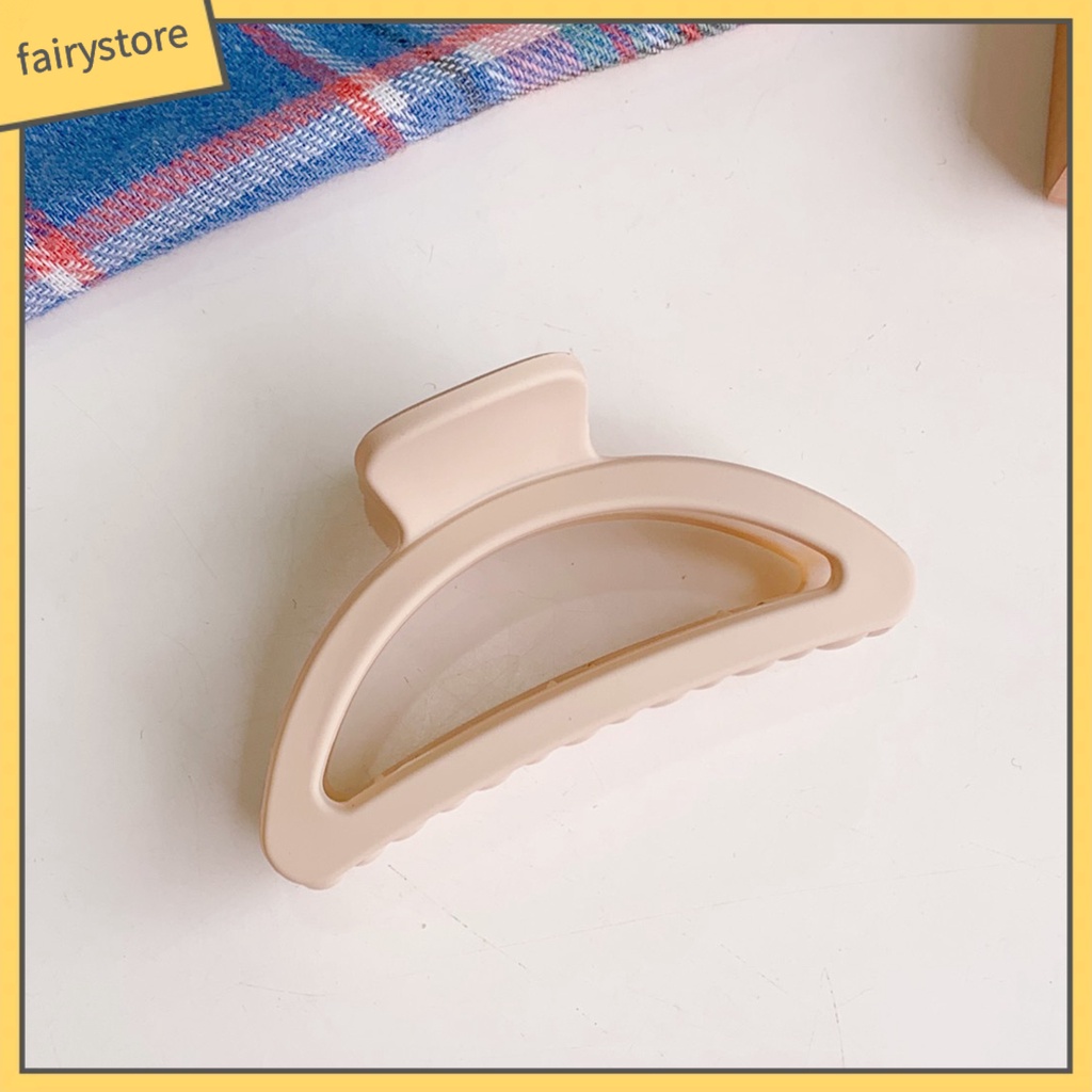 Kẹp Tóc Màu Trơn Chống Trượt Nhiều Hình Dạng Dùng Tại Nhà