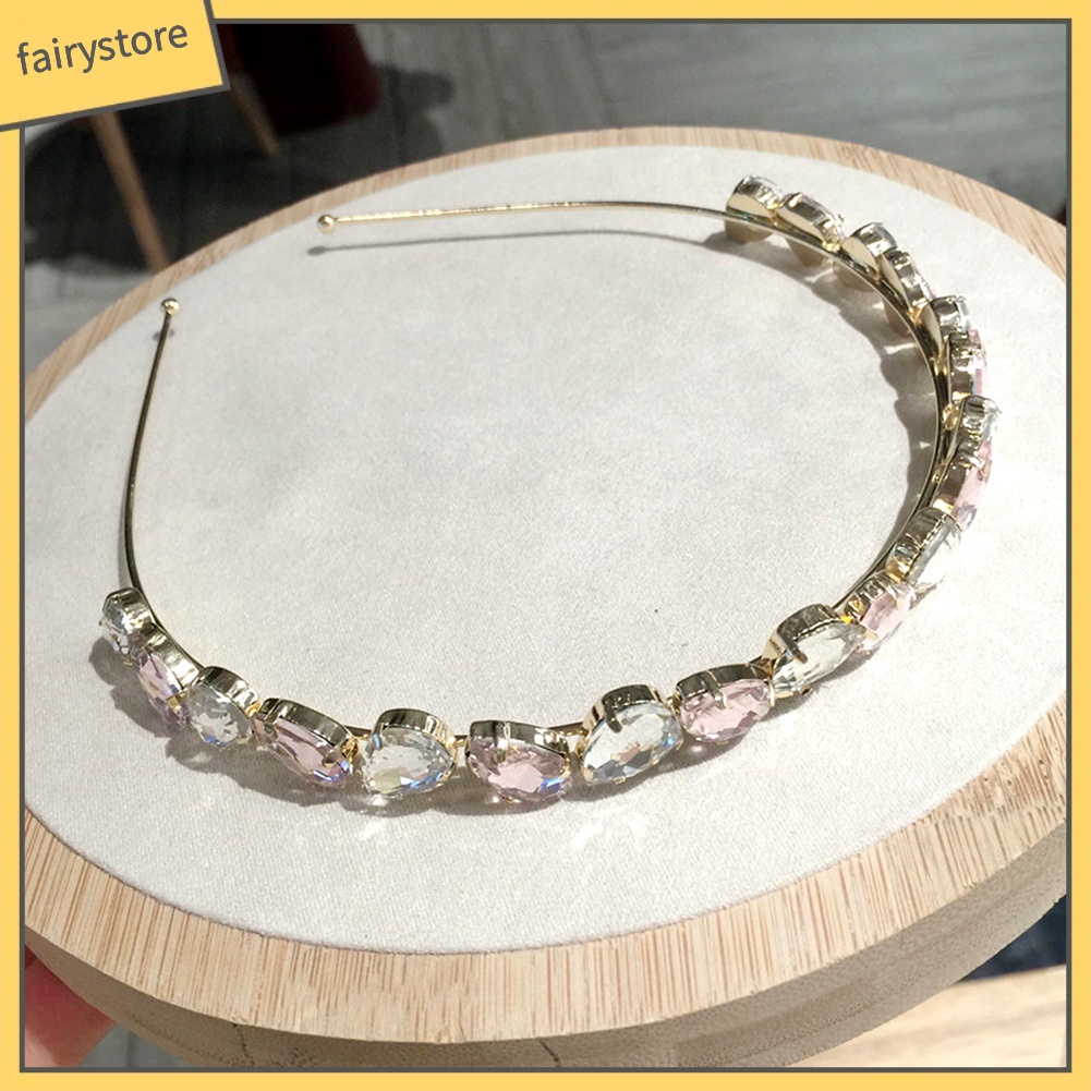 Băng Đô Cài Tóc Đính Đá Nhiều Màu Sắc Thời Trang Cho Nữ