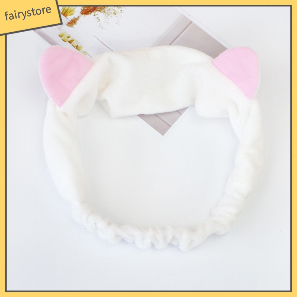 Băng Đô Tai Mèo Co Giãn Dễ Thương Dành Cho Nữ