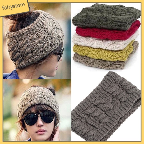 Mũ Len Dệt Kim Giữ Ấm Tai Thời Trang Mùa Đông Dành Cho Nữ
