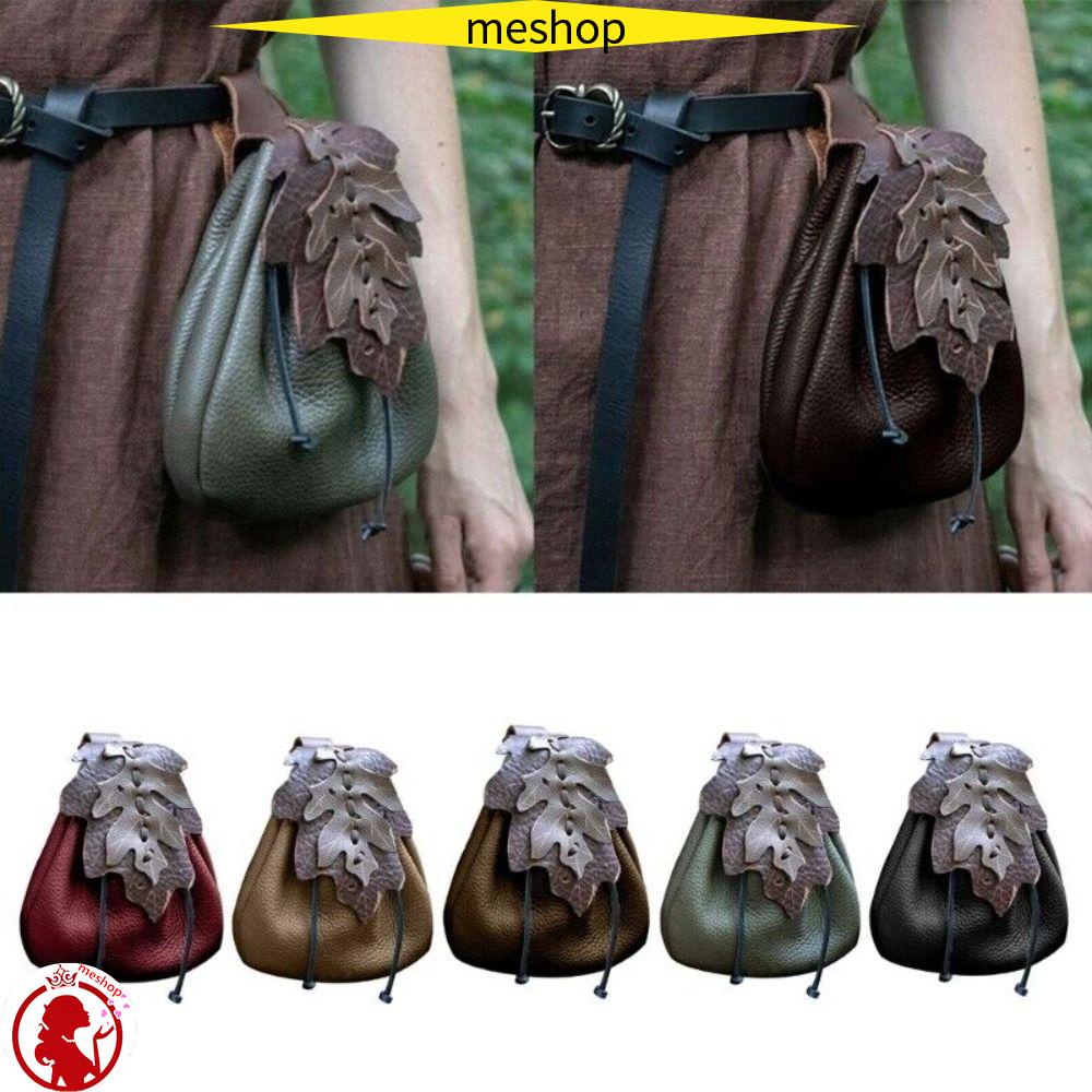 Túi Da PU Đeo Thắt Lưng Đa Chức Năng Phong Cách Thời Trung Cổ