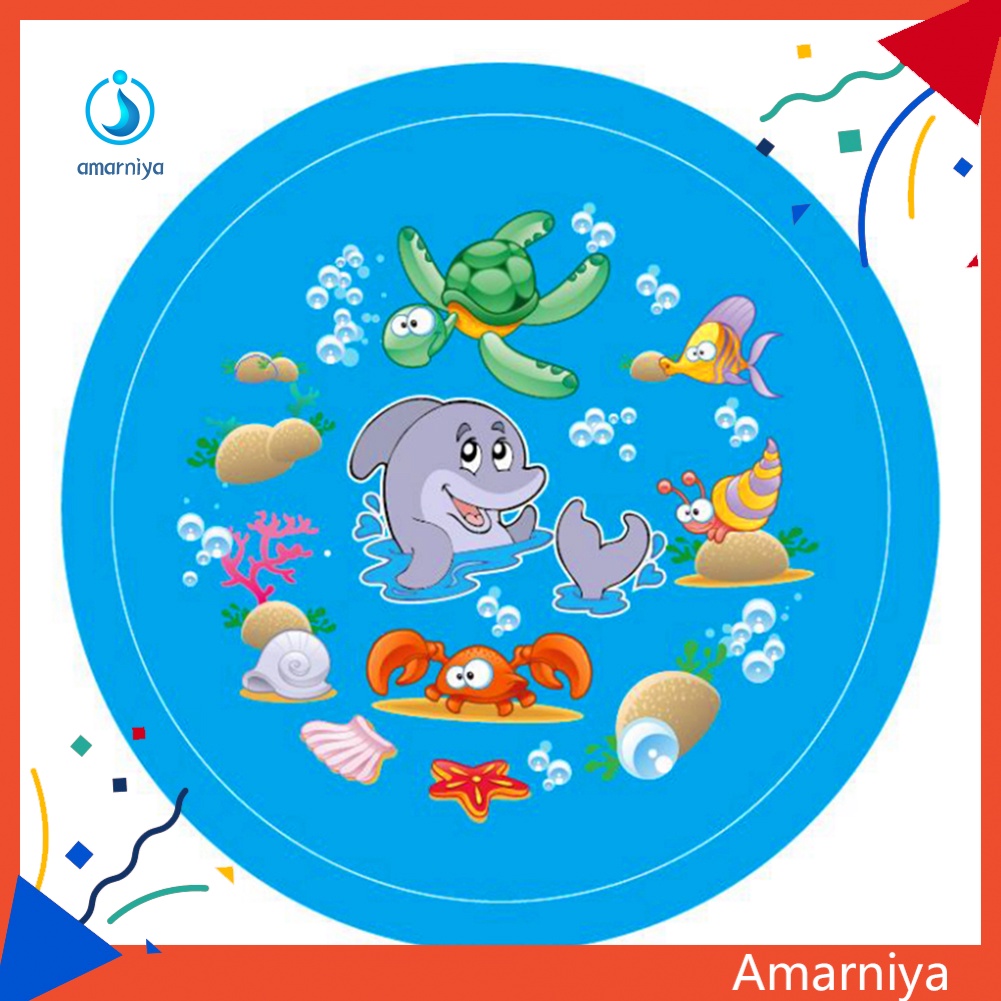 Thảm Bơm Hơi Phun Nước Dành Cho Trẻ Em Chơi Khi Đi Biển Mùa Hè