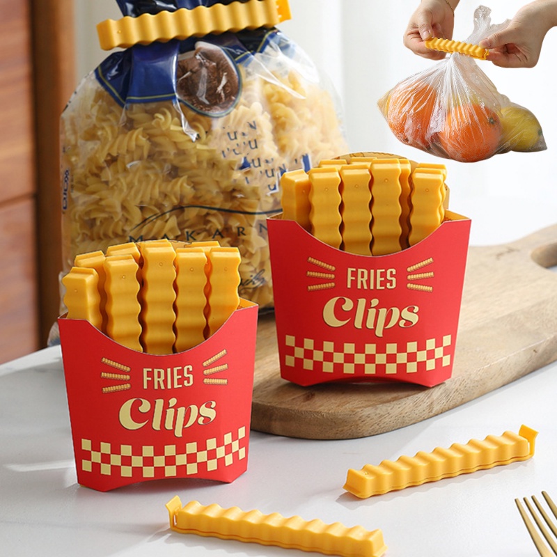 [Featured] Kẹp Niêm Phong Túi Snack Dày Dặn Chống Ẩm Chống Cắn Tươi Mới Với Hộp Đựng Thực Phẩm Nhà Bếp Thiết Thực