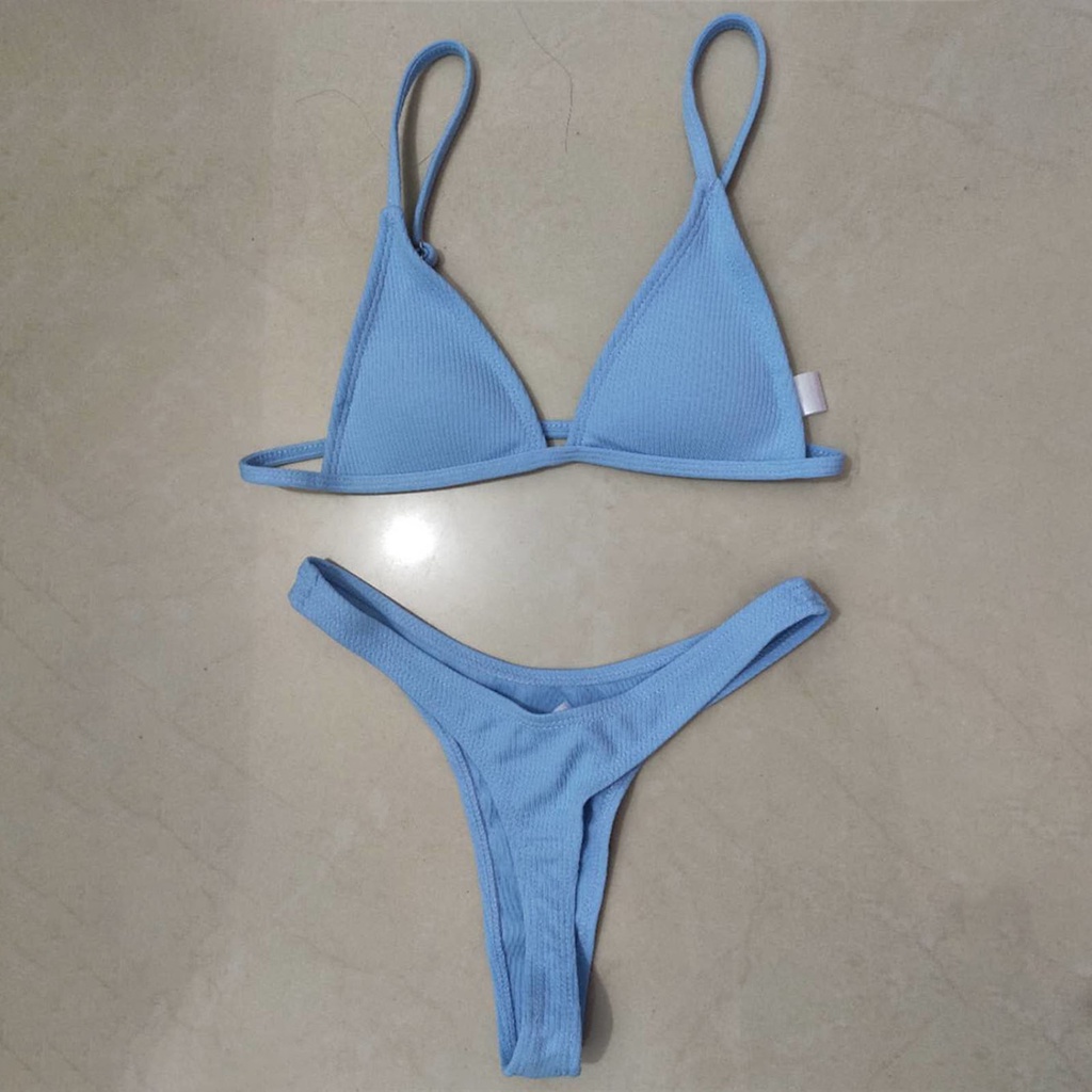 Set Bikini 2 Mảnh Hở Lưng Quyến Rũ Cho Nữ