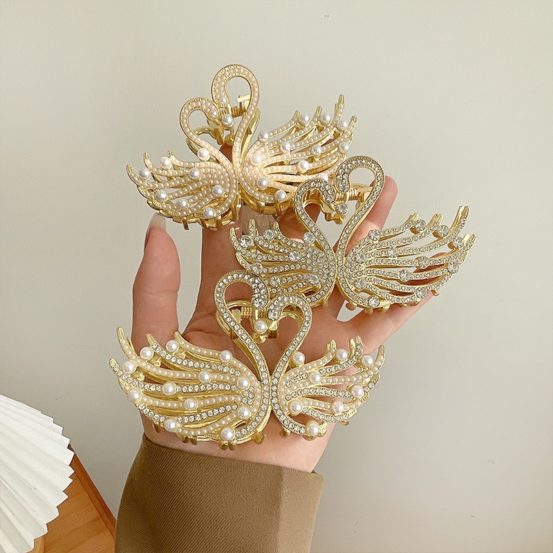 Kẹp Tóc Nơ Bằng Kim Loại Phong Cách Hàn Quốc Cho Nữ