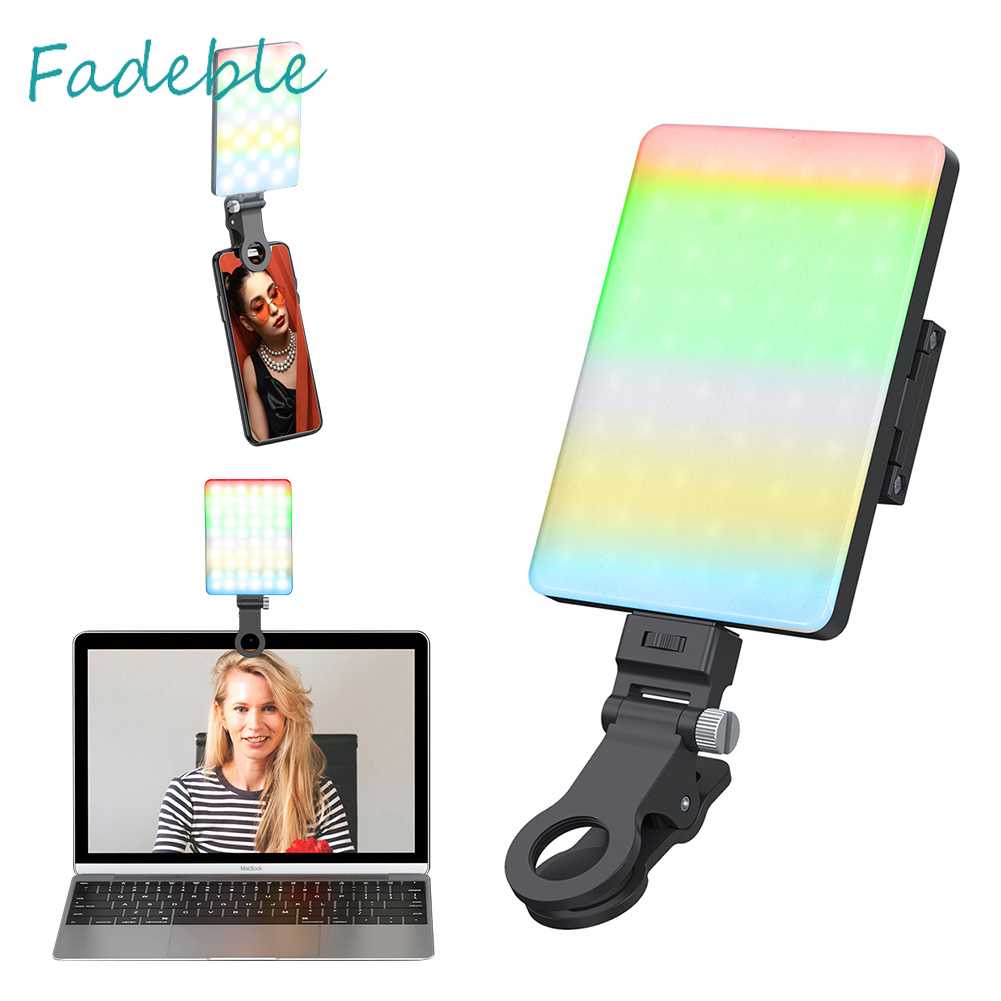 Đèn LED 2500K-9000K Hỗ Trợ Chụp Ảnh Selfie Cho Điện Thoại