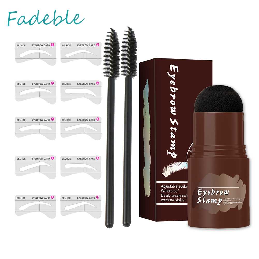 Bút Kẻ Lông Mày Dạng Đóng Dấu Một Bước Chống Thấm Nước Trang Điểm Chuyên Nghiệp