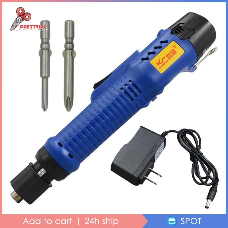 [Prettyia1] 2 Tua Vít Điện Không Dây Thông Minh Có Thể Sạc Lại