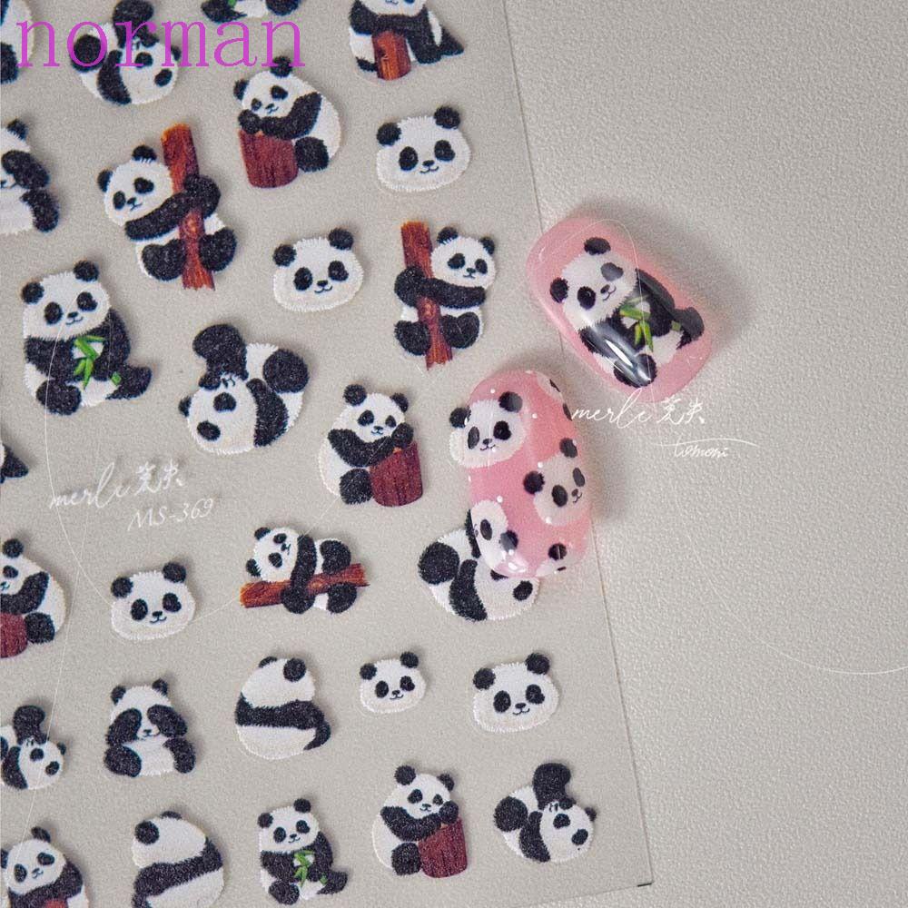 Norman Hình Dán Móng Tay Hoạt Hình Shin-chan Mèo Marie Gấu Trúc Màu Đồng Thời Trang Dành Cho Bạn Nữ