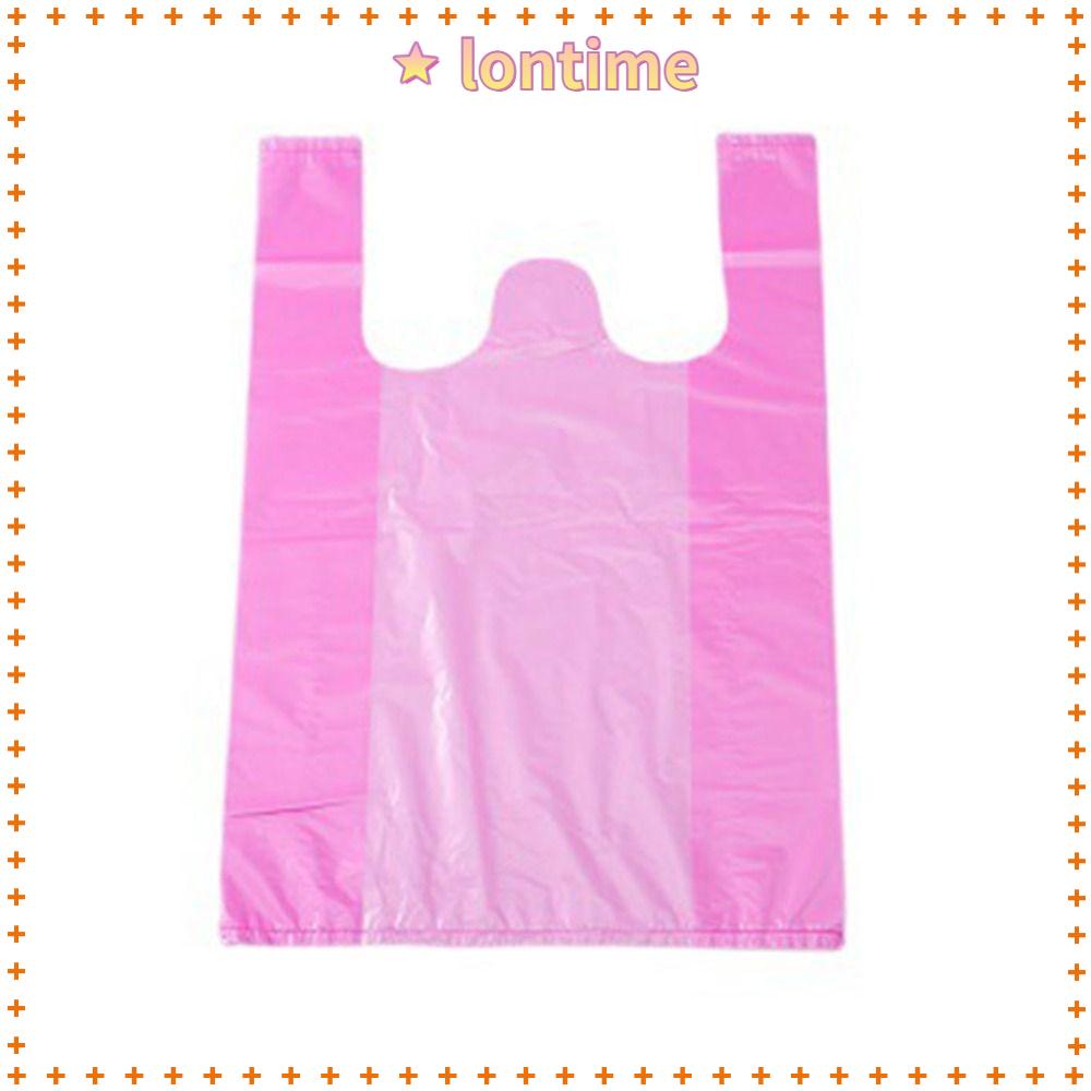 100 Túi Mua Sắm Màu Hồng Kích Thước 12x20inch 32 * 52cm