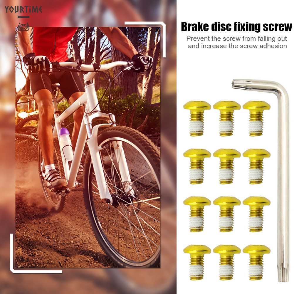 Bộ 12 Ốc Vít T25 M5x9mm Cho Đĩa Phanh Xe Đạp