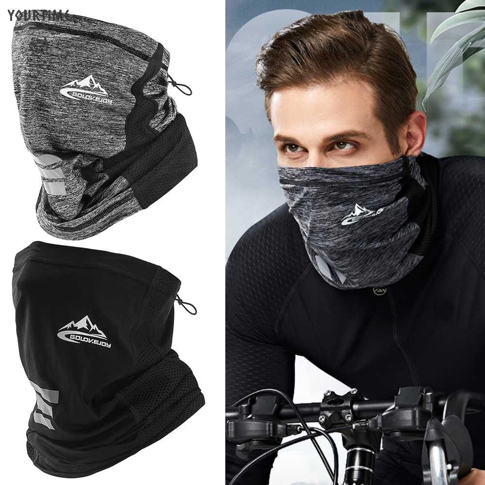 Khăn Bandana Lụa Lạnh Che Phủ Mặt Và Cổ Chống Tia UV Khi Chơi Thể Thao Ngoài Trời