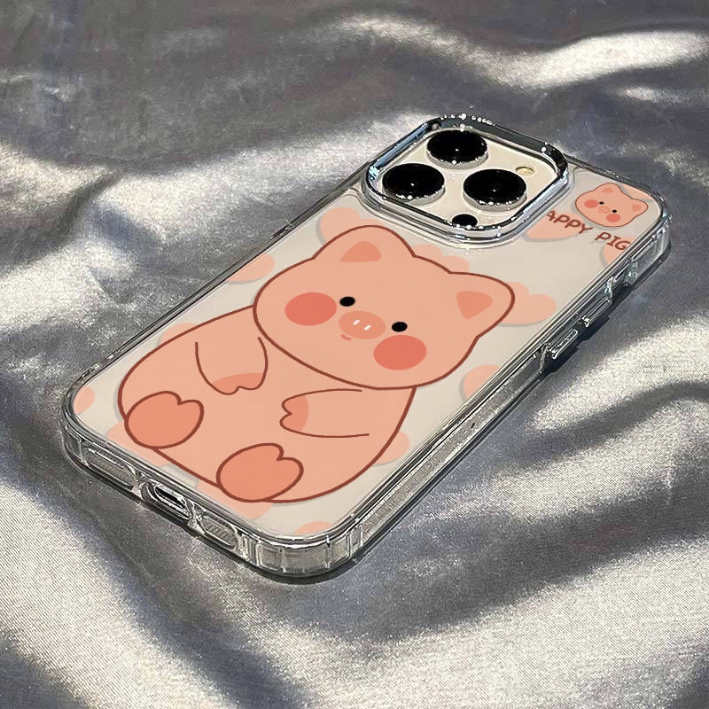 ✅Ốp Điện Thoại Dẻo Màu Hồng Đơn Giản Thời Trang Chống Sốc Cho Iphone127 8 14pro 1113 / plusmax OFSP