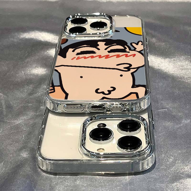 ✅Nhân Vật Shin-Chan Thiết Kế Đơn Giản Dễ Thương131114Ốp Điện Thoại Mềm Chống Sốc Pro8 Cho iPhone12 / 7 max