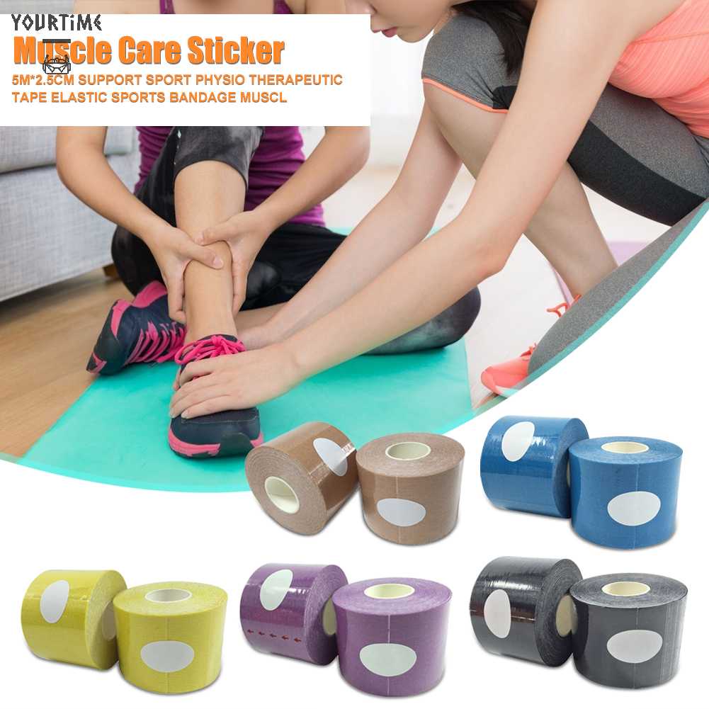 1 Cuộn Băng Dán Cơ Co Dãn Tập Thể Thao