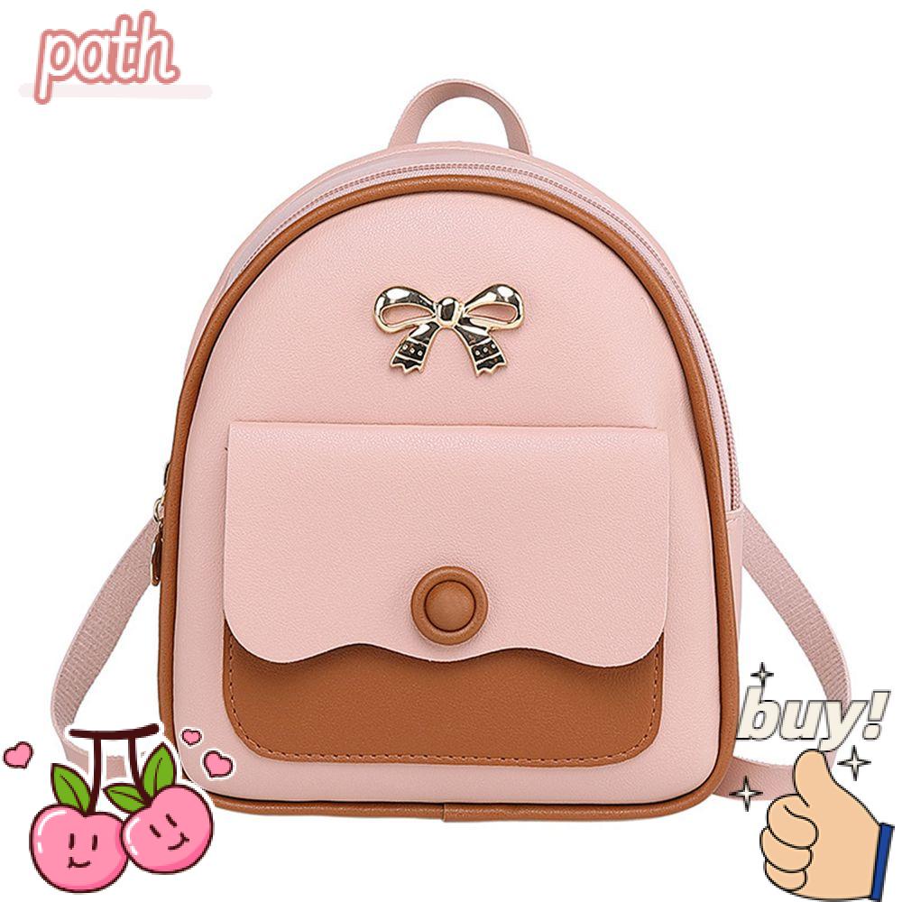 Ba Lô Da PU Mini Đựng Điện Thoại Đa Năng Phong Cách Hàn Quốc