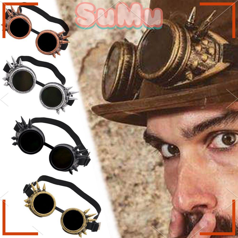 Kính Gắn Đinh Tán Hóa Trang Phong Cách Steampunk