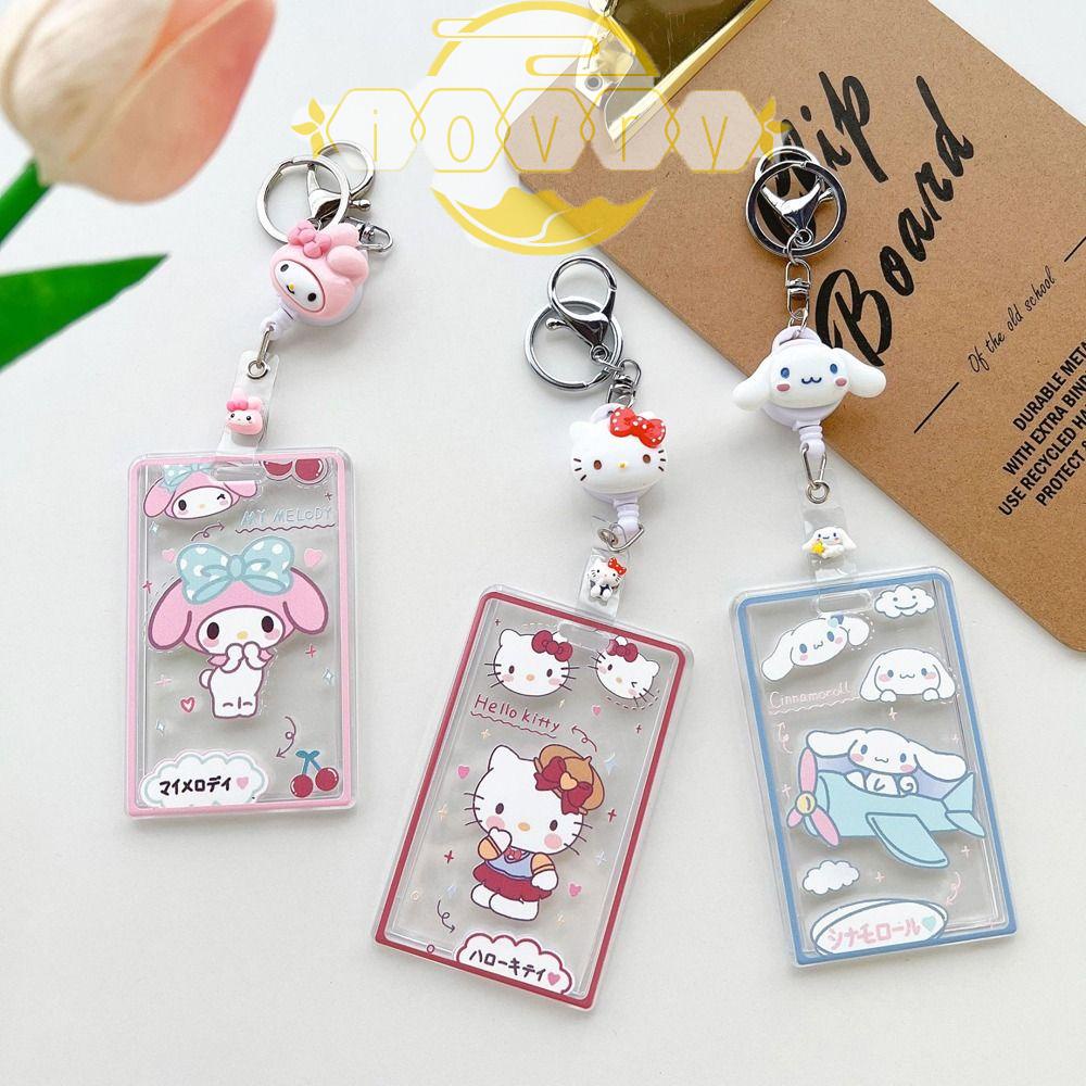 Vỏ Bọc Thẻ ID / Móc Khóa Hình Mèo Kitty / Melody Dễ Thương