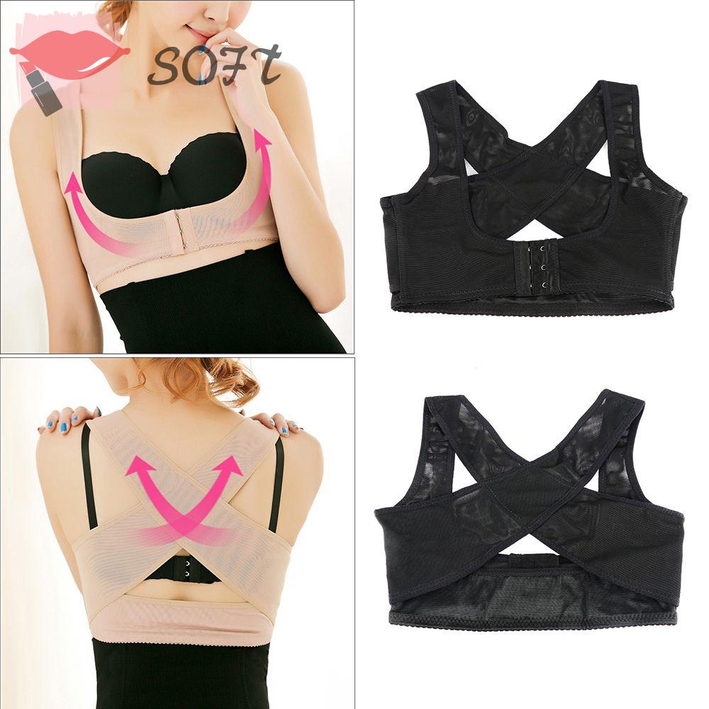 Đai Đeo Hỗ Trợ Điều Chỉnh Tư Thế Ngực Màu Đen Vô Hình