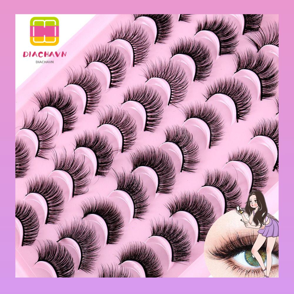 Set 20 Cặp Lông Mi Giả Siêu Mềm Mịn 3D Cho Nữ