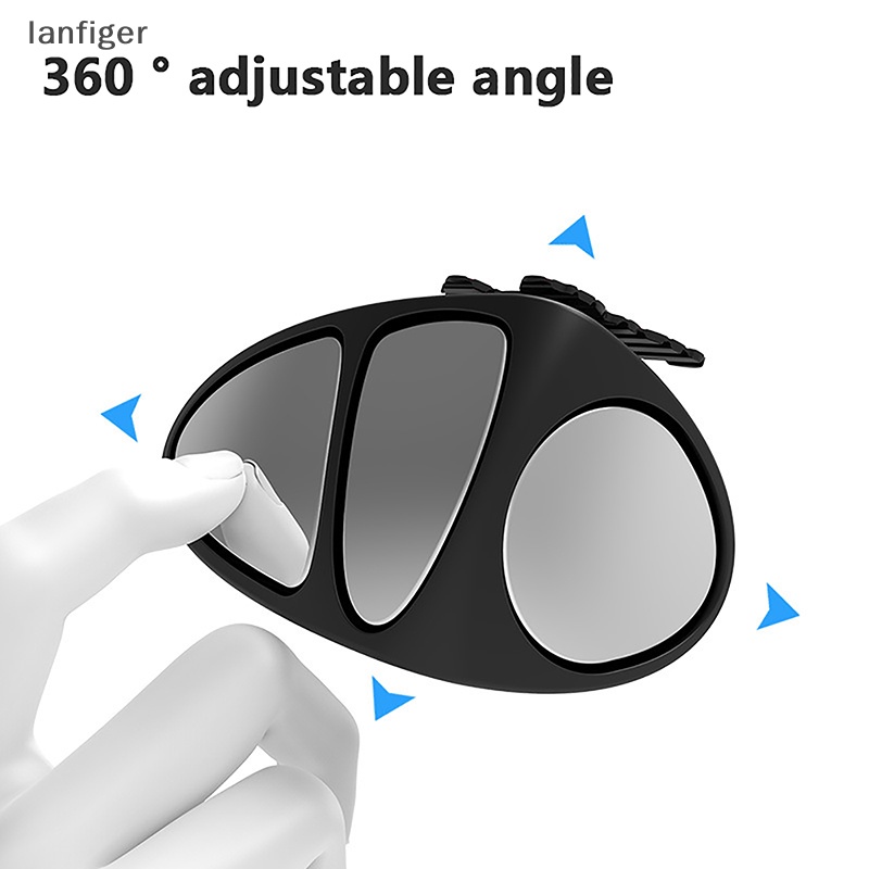 Gương Chiếu Hậu 3 Trong 1 Xoay 360 Độ Chống Điểm Mù Cho Xe Hơi